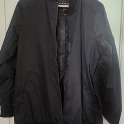 Bernardo bomber black jacket windbreaker 