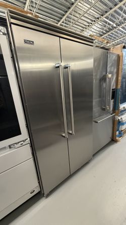 🔥 VIKING 42” BUILT-IN SIDE-BY-SIDE REFRIGERATOR/FREEZER (STAINLESS) — NEW OPEN BOX 🔥 💰 Price Today: $6,999 ✅  Luxury built-in refrigeration at a hu