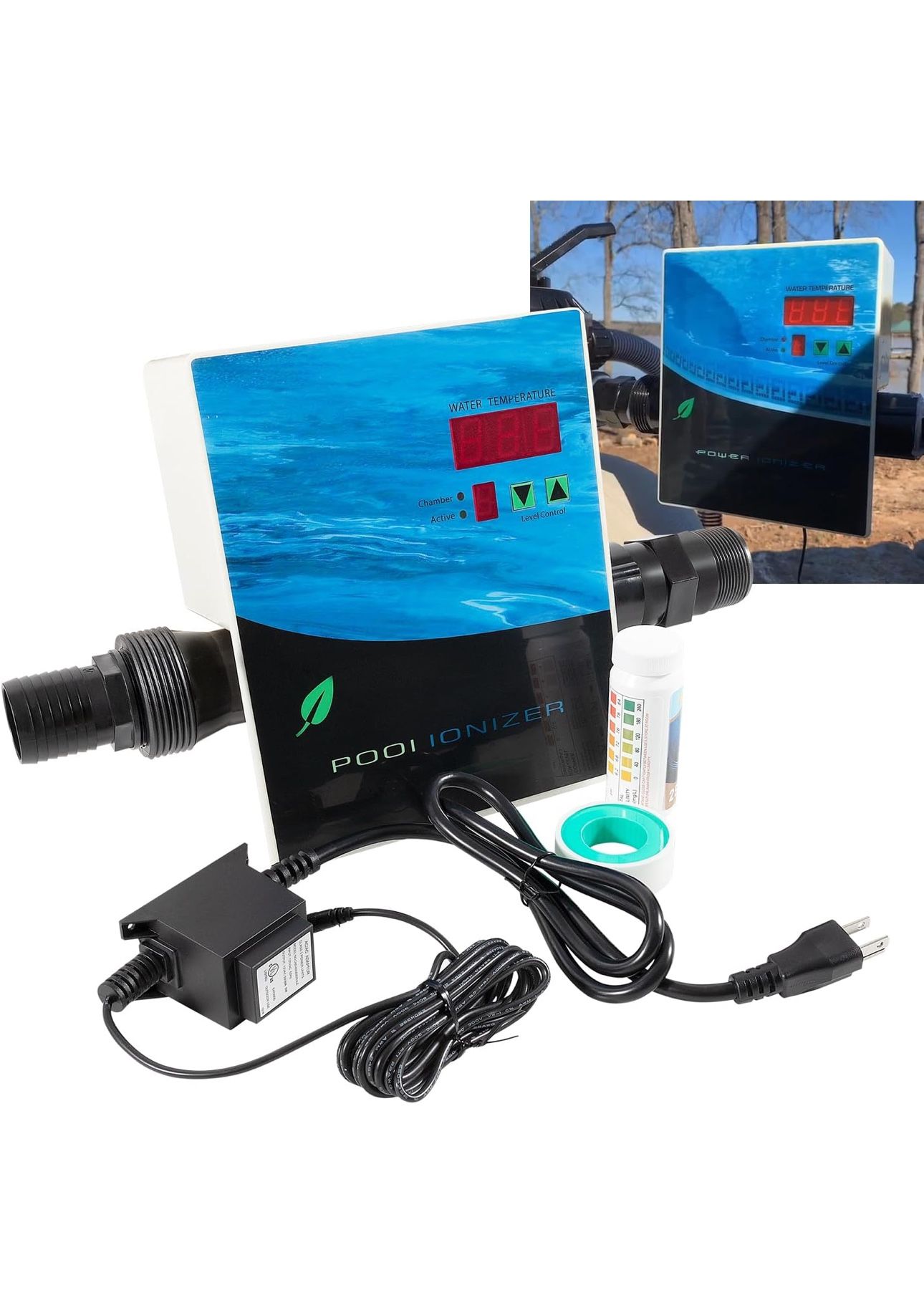 444301 Pool Purifier Treatment System Suitable for Above-Ground Pool, Hot Tub/Spa Pool Treatment System