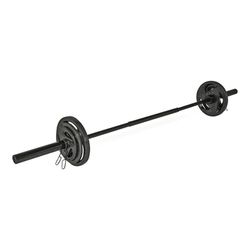 CAP Barbell Olympic Weight Set, 110 lbs. fully assembled already
