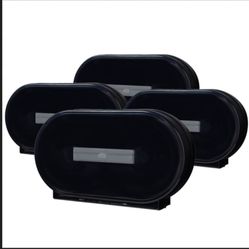 Plastic toilet paper dispensers