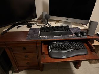 Solid Wood Desk. $50