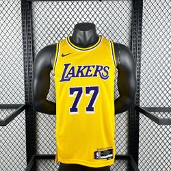  $60 Yellow, White Or Purple Lakers Luka Doncic Jersey The New Labron