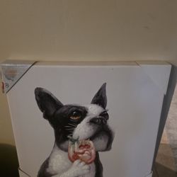 16"×16" Dog Picture