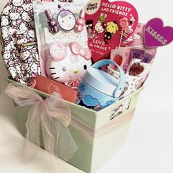 Hello Kitty HK Valentines Gift Basket