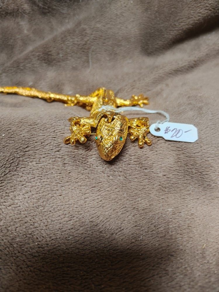 Awesome Lizard Brooch