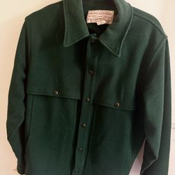 Vintage Filson Mackinaw  S 97 Green 100% Wool vintage