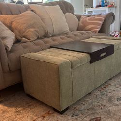 Beautiful Couch And Ottoman