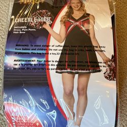 Cheerleader costume- Adult Medium