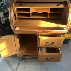 Wooden Rolltop Desk