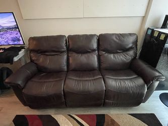 Lazy-Boy Reclining Leather Sofa