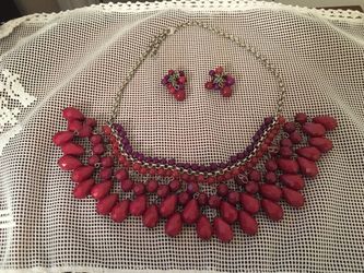 New- Necklace And Earrings Never Used - Firm Price New- Necklace And Earrings Never Used - Firm Price