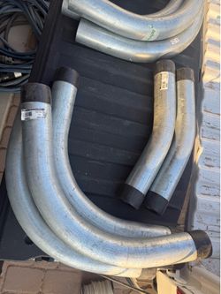 Various 2-1/2" conduit fittings
