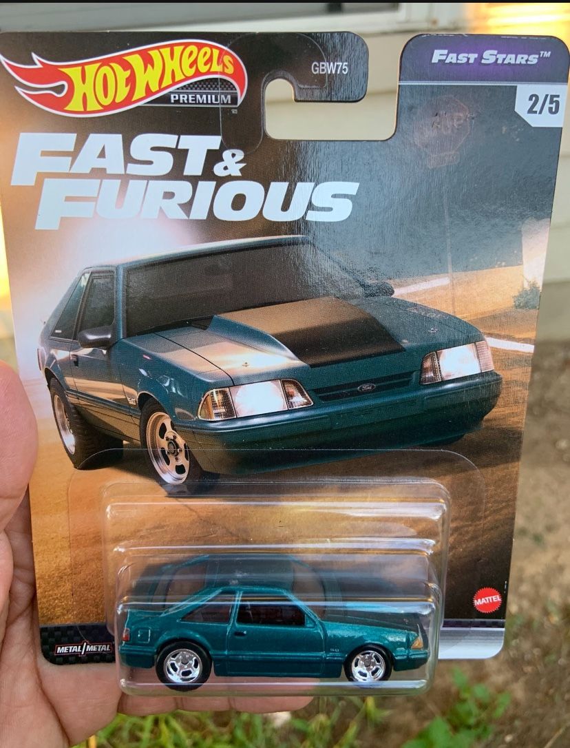 Hot Wheels Diecast Fast & Furious Foxbody Mustang
