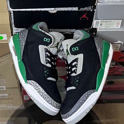 jordan 3 pine green