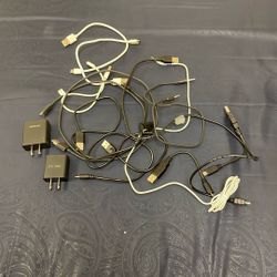 Assortment Of Chargers + Cables