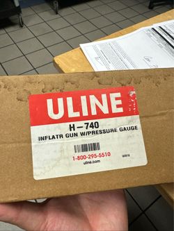 Uline H-740 Inflator Gun With Pressure Gauge