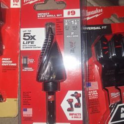 Milwaukee SHOCKWAVE 7/8 in. - 1-1/8 in. #9 Impact-Rated Titanium Step Drill Bit (2-Steps)