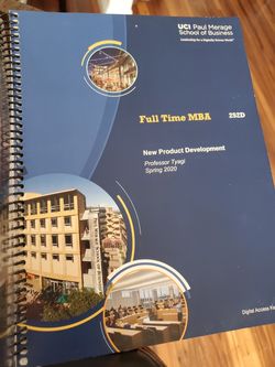 Product Development MBA UCI