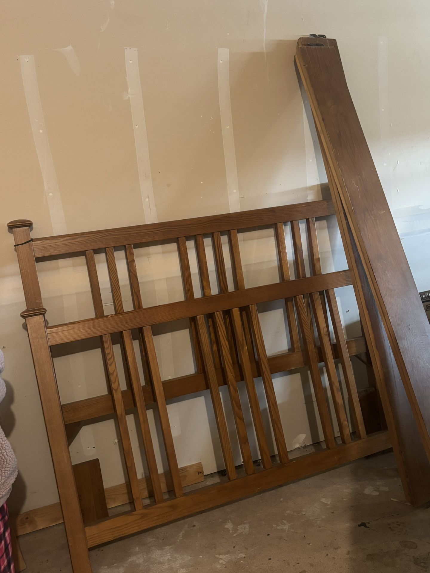 Queen Bed Frame (Real Wood)