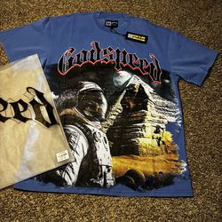 Blue Godspeed shirt