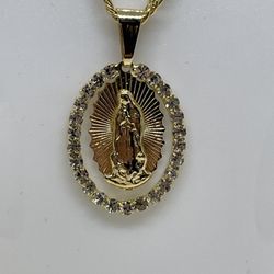 Gold Plated Gold Filled Chain Pendant 