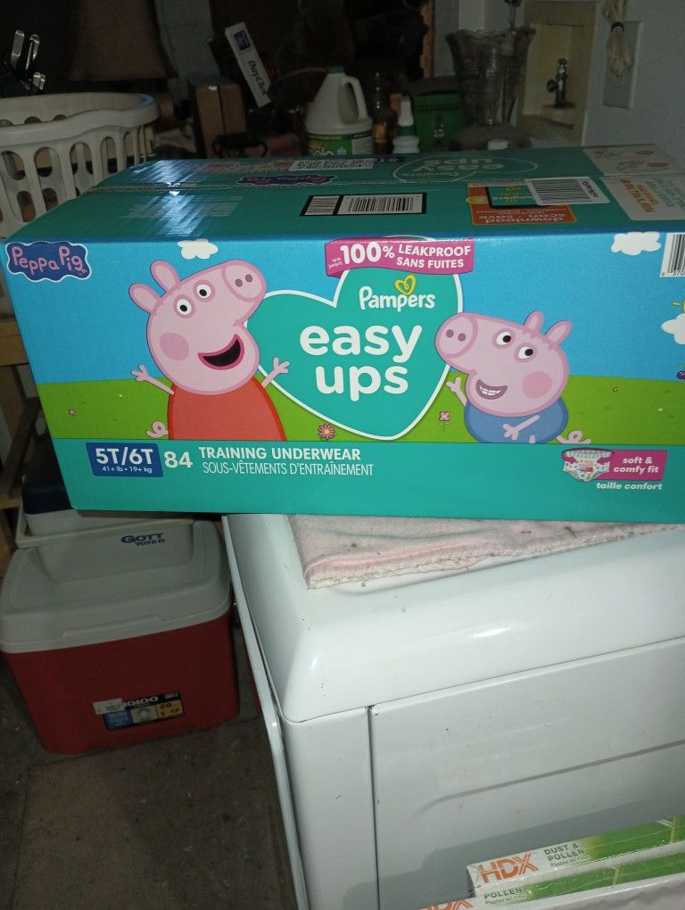 Pampers Easy Ups 84 Count 5T 60 $20 A Case I Have Two Cases