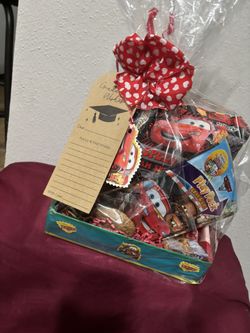 Graduation Basket For Boys/Toy Car