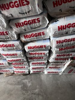 Huggies Diapers Sizes 1,2,3,4 (Size 7, 3 Boxes each $23)