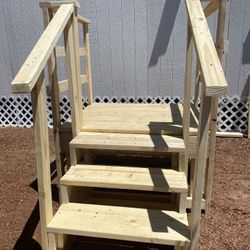 Escalera Con Plataforma 
