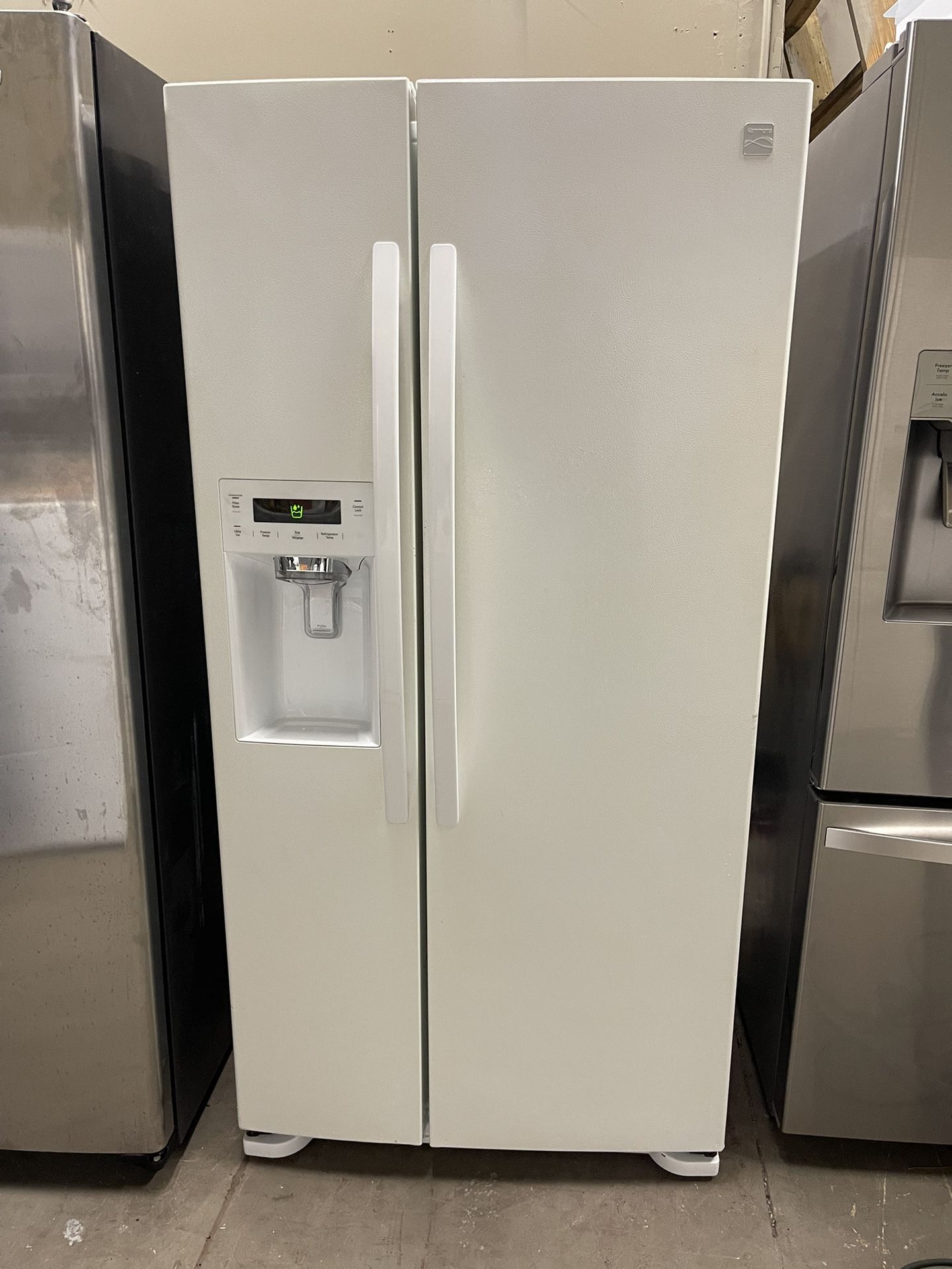 Kenmore White Side By Side Refrigerator 