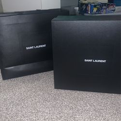 Saint Laurent Gift Box And Bag Only 