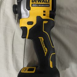 DEWALT 20V BRUSHLESS IMPACT DRIVER NEW SHORTES VERSION 3/ SPEED HEAVY  DUTY  TOOL ONLY $130
