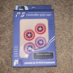 Captain America Controller Grip Caps