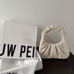 JW Pei white purse