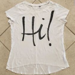 Women's Old Navy Sleeveless Shirt Sz L White