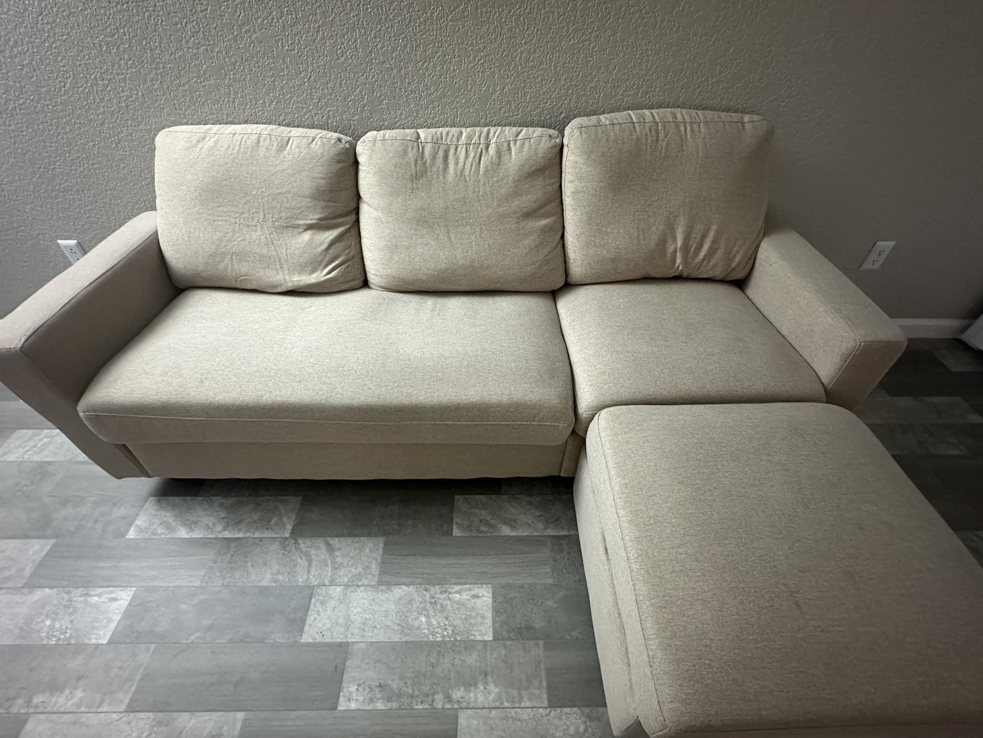 Beige Couch For Sale $150 Cash Only