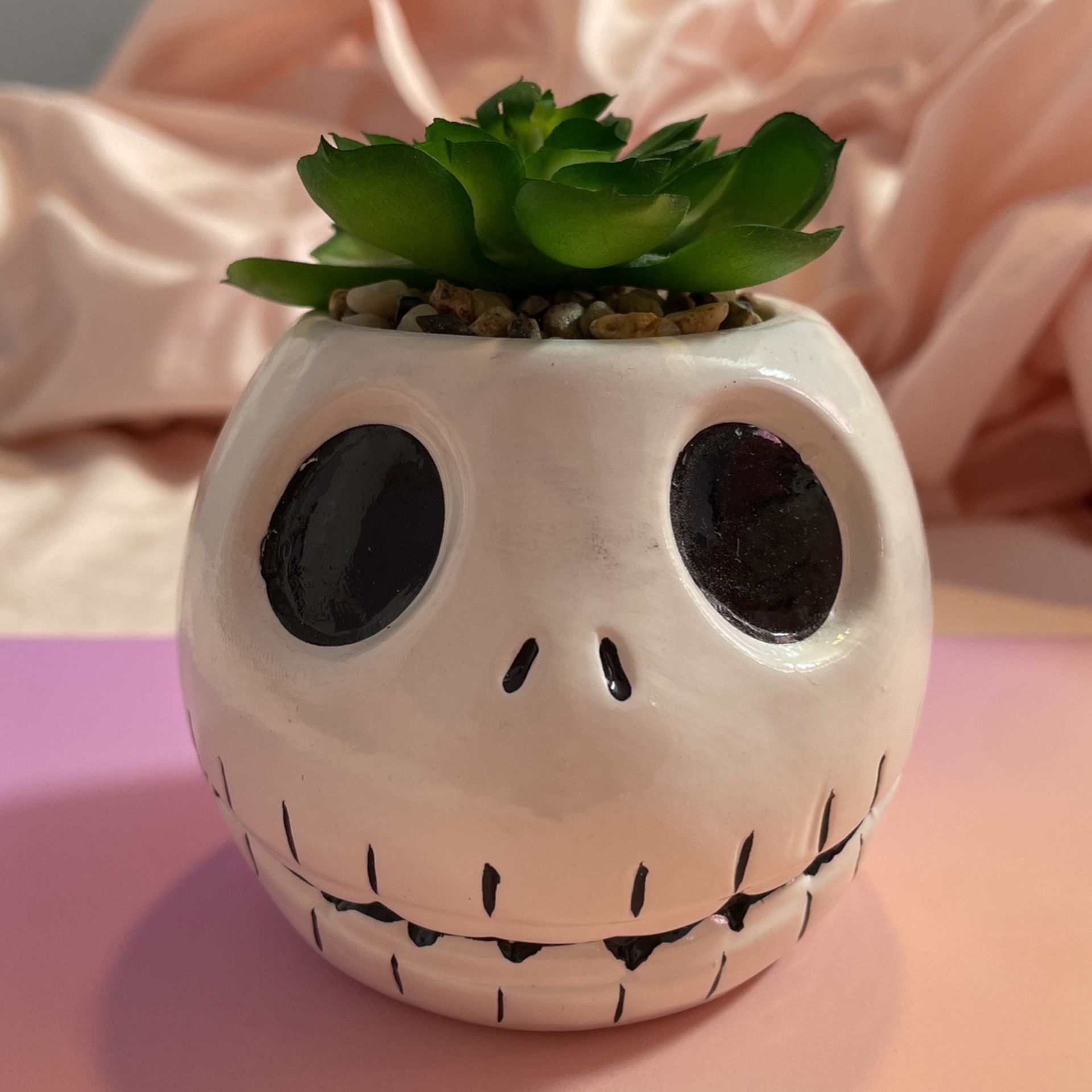 Disney Nightmare Before Christmas Jack Skellington Ceramic Planter