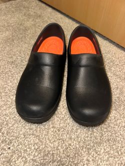 Black Slip-On Work Clogs CROCS