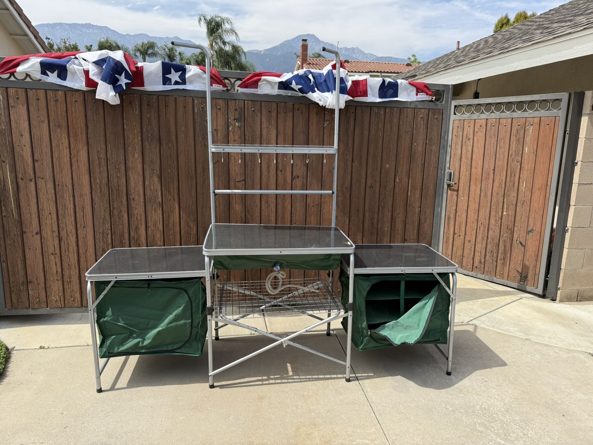 Cabelas Camp Kitchen Table Sink Setup