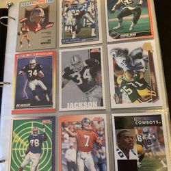 Football Card Binder - 300 Cards, No Scrubs, Good Condition