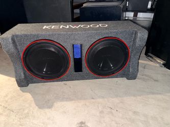 Kenwood Dual Subwoofer Enclosure With Amp