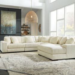 New 5 Piece Lindyn Sofa Sectional 2 Colors 