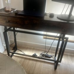 Console Pair and Wire Chair