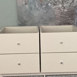 IKEA Kallax Insert With 2 Drawers White 13x13