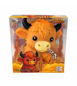 Highland Cow Squishy Toy Viral Tik Tok Soft Slow Rising Stress Relief Fidget Toy