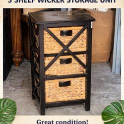 4 Pc WICKER Drawer Set