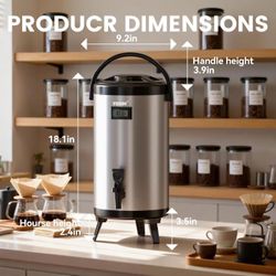 Beverage dispenser hot and cold