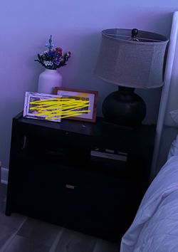 Set of 2 Black Side Tables!