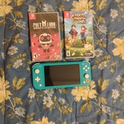 Animal Crossing Nintendo Switch Lite with 2 games